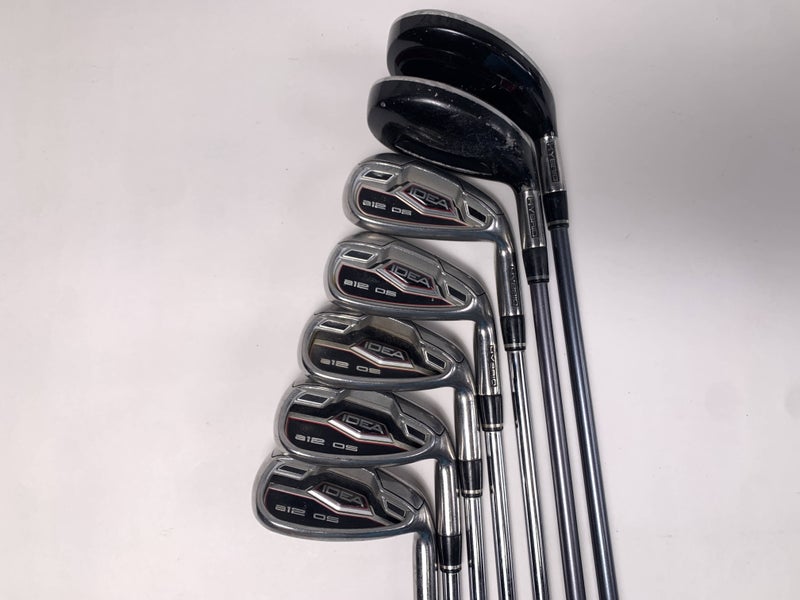 Adams Idea A12 OS Hybrid Iron Set 4H 6H 7-PW+GW Idea Regular Mens RH