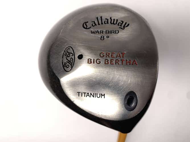 Callaway Original Great Big Bertha Driver 8* ProForce 65 Gold Stiff Mens RH