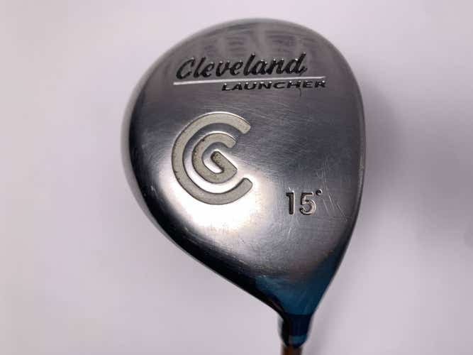 Cleveland Launcher 3 Fairway Wood 15* Launcher Gold Stiff Graphite Mens RH