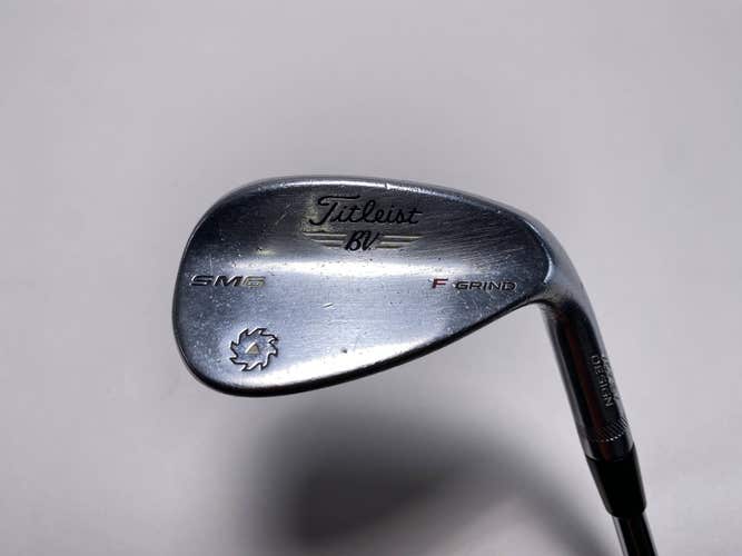Titleist Vokey SM6 Tour Chrome Sand Wedge SW 56* 14  F-Grind Wedge Mens RH