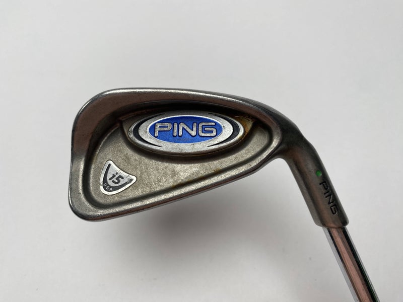 Ping i5 Single 4 Iron Green Dot 2* Up Regular Steel Mens RH