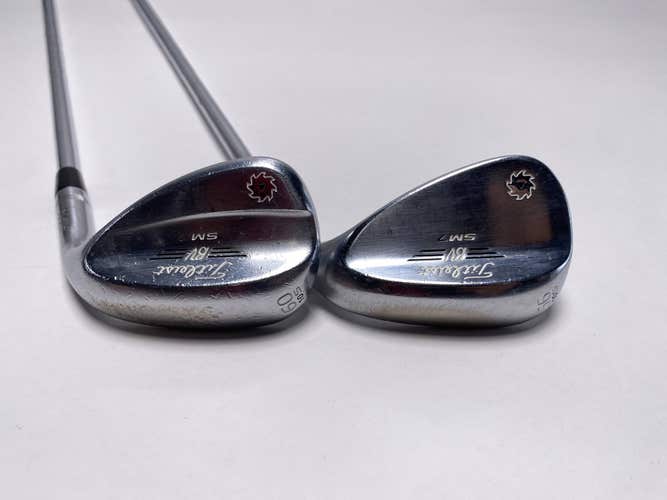 Titleist Vokey SM7 Tour Chrome Wedge Set 56* 10 | 60* 10 Wedge Steel Mens RH