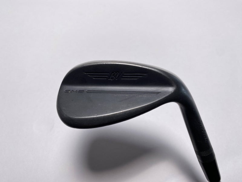 Titleist Vokey SM9 Jet Black Lob Wedge LW 58* 14 K-Grind Wedge Steel Mens RH