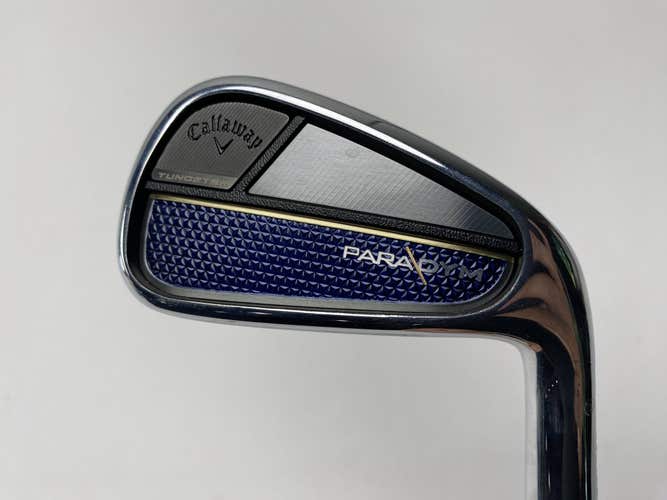 Callaway Paradym Single 7 Iron Project X HZRDUS 6.0 75g Stiff Graphite Mens RH