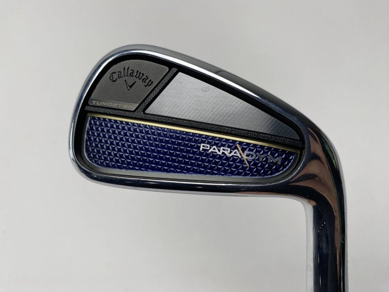 Callaway Paradym Single 7 Iron Project X HZRDUS 6.0 75g Stiff Graphite Mens RH