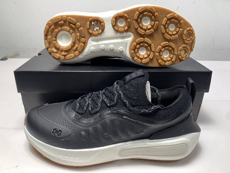 Under Armour Phantom Fore Waterproof Golf Shoes Black Mens SZ 11.5 (3027876-001)