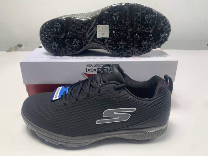 Skechers Go Golf Pro 5 Hyper Waterproof Golf Shoes Black Men's SZ 9 (214044)