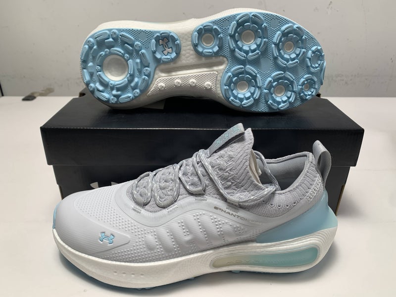 Under Armour Phantom Fore Waterproof Golf Shoes Grey Women's SZ 10 (3028244-101)