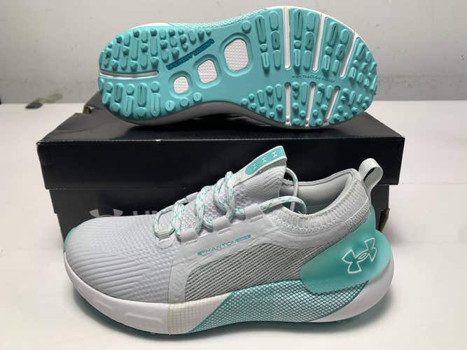 Under Armour Phantom Waterproof Golf Shoes Grey Women's SZ 7.5 (3027090-101)