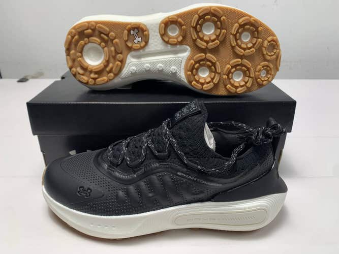 Under Armour Phantom Fore Waterproof Golf Shoes Black Men's SZ 9 (3027876-001)
