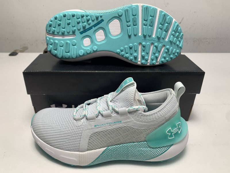 Under Armour Phantom Waterproof Golf Shoes Grey Women's SZ 7 (3027090-101)