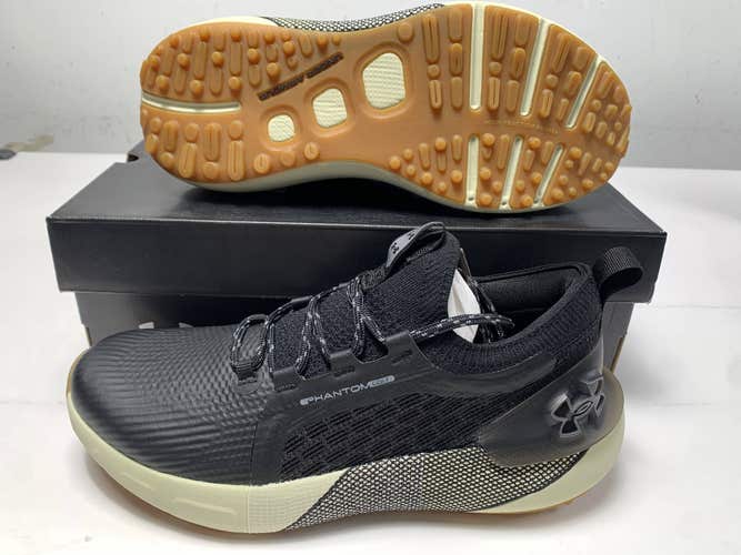 Under Armour Phantom Waterproof Golf Shoes Black Men's SZ 9.5 (3027485-001)