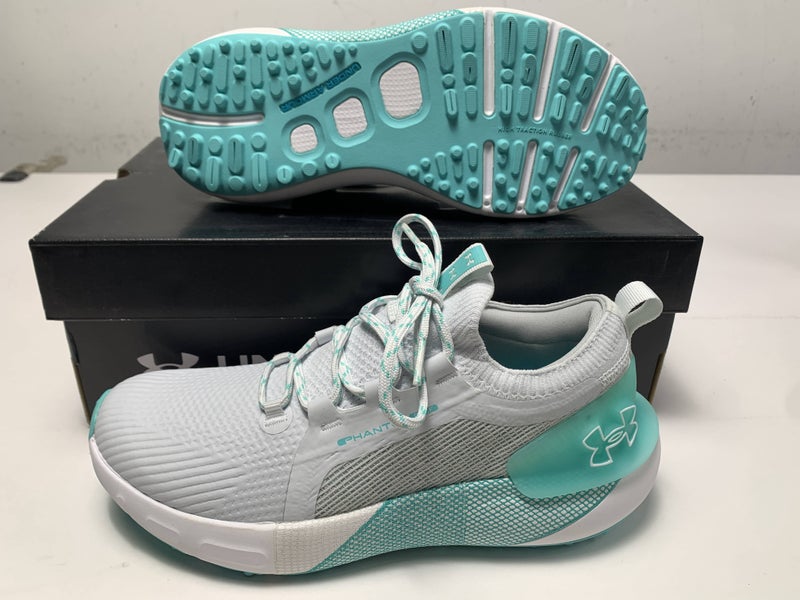 Under Armour Phantom Waterproof Golf Shoes Grey Women's SZ 9 (3027090-101)