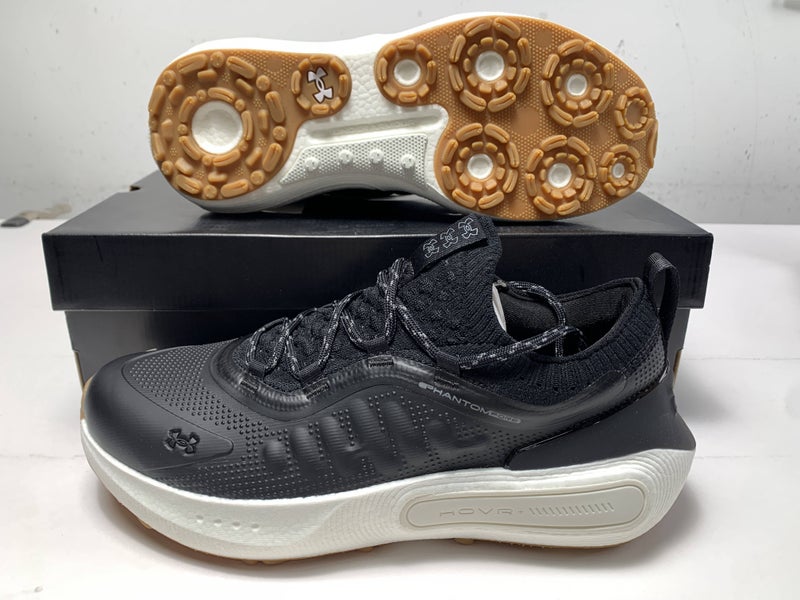 Under Armour Phantom Fore Waterproof Golf Shoes Black Mens SZ 11.5 (3027876-001)