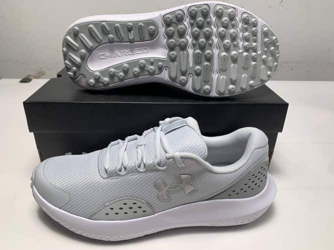 Under Armour Surge Golf Shoes Grey Men's SZ 10.5 (3027889-014)