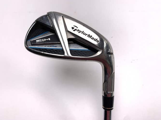 TaylorMade SIM MAX Single 9 Iron KBS Max 85g Regular Steel Mens RH