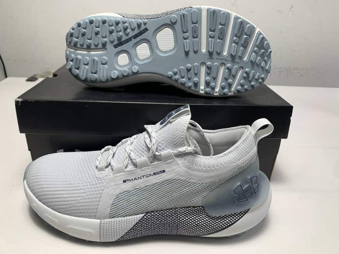 Under Armour Phantom Waterproof Golf Shoes Grey Men's SZ 8.5 (3027485-101)