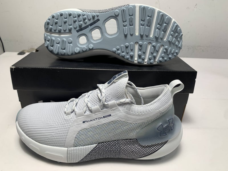 Under Armour Phantom Waterproof Golf Shoes Grey Men's SZ 8.5 (3027485-101)