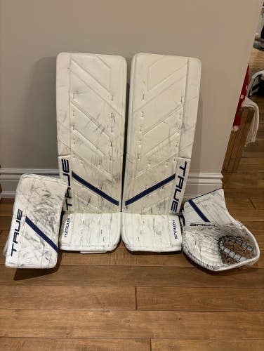Pro Stock 36+2 True HZRDUS PX4 Pro Goalie Pads & Gloves Set Murray