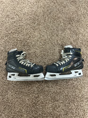 2020 CCM Super Tacks 9370 Hockey Goalie Skates Regular Width 8 (Used)