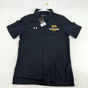 New Black Womens Under Armour UWSP Pointers Golf Polo | Womens S | E284