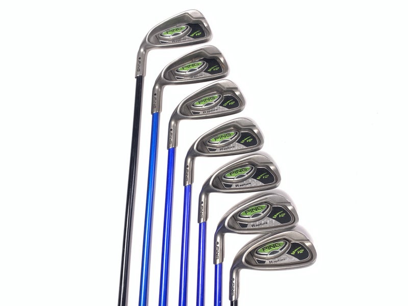 Ping Rapture V2 Iron Set 4-PW Black Dot Grafalloy Pro Launch Blue Mens LH