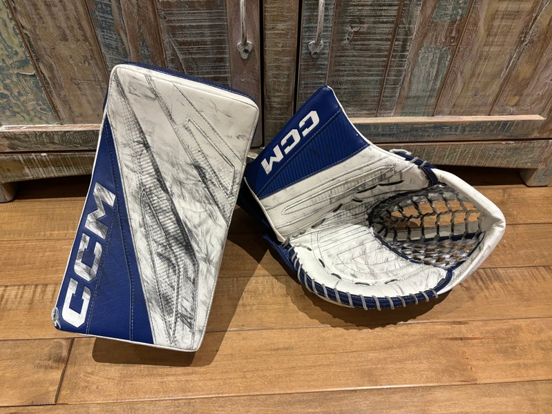 Pro Stock CCM EFlex 7 Pro Goalie Glove & Blocker Set 580 Hildeby
