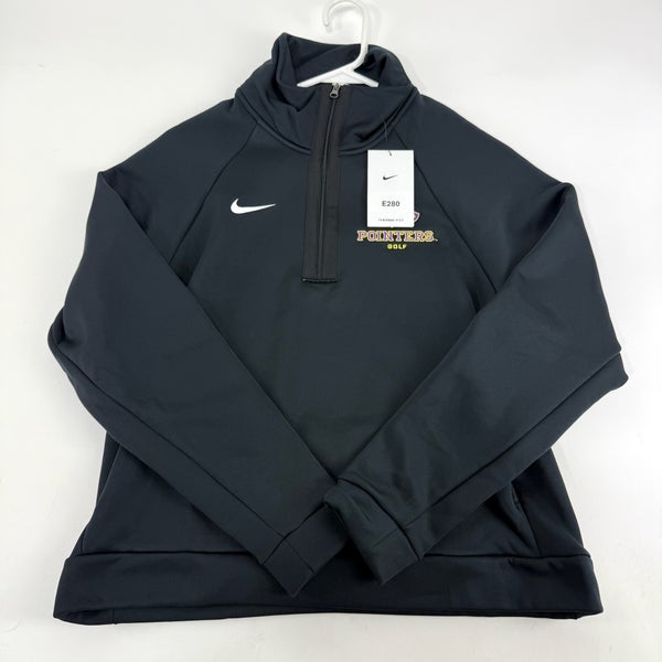 New Black Nike Womens USWP Pointers Quarter Zip | Womens Medium | E280