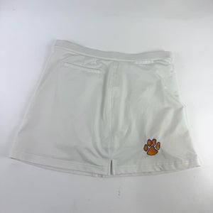 Used White UWSP Clemson Adidas Skort | Size 6 | E299