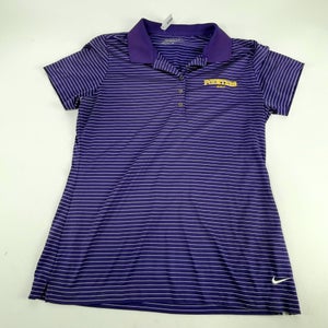 Used Womens Purple Nike UWSP Pointers Golf Polo | Womens Large | E300