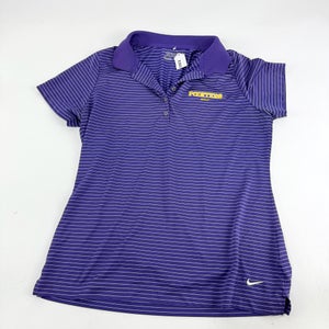 Used Womens Purple Nike UWSP Pointers Golf Polo | Womens Large | E303