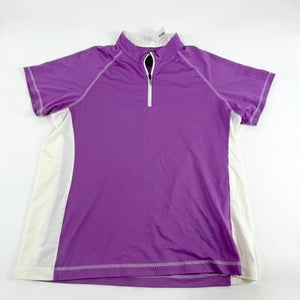 Used Purple Adidas UWSP Pointers Womens Polo | Womens Large | E266