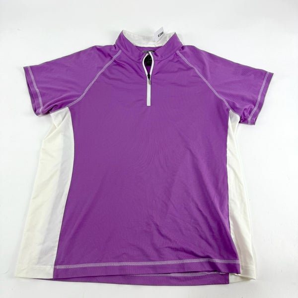 Used Purple Adidas UWSP Pointers Womens Polo | Womens Large | E266