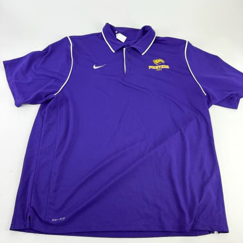Used Purple Nike UWSP Pointers Golf Polo | Senior XXL | E269