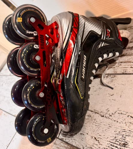 Bauer Vapor 2X Pro Inline Skates Extra Wide Width Size 7.5 (Used)