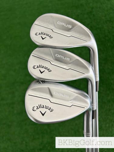 Callaway Opus Chrome 3 Wedge Set (50, 56, & 60 Degrees)