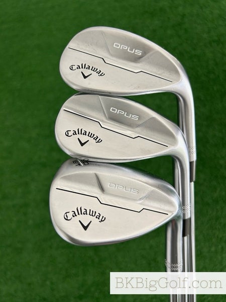 Callaway Opus Chrome 3 Wedge Set (50, 56, & 60 Degrees)