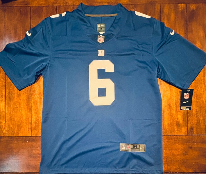 Jaxson Dart #6 New York Giants  Adult Jersey Blue Size Medium NWT