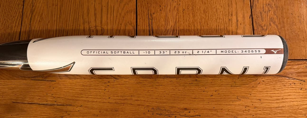 2024 Mizuno F24 CRBN1 Composite Bat (-10) 23 oz 33" (Used)