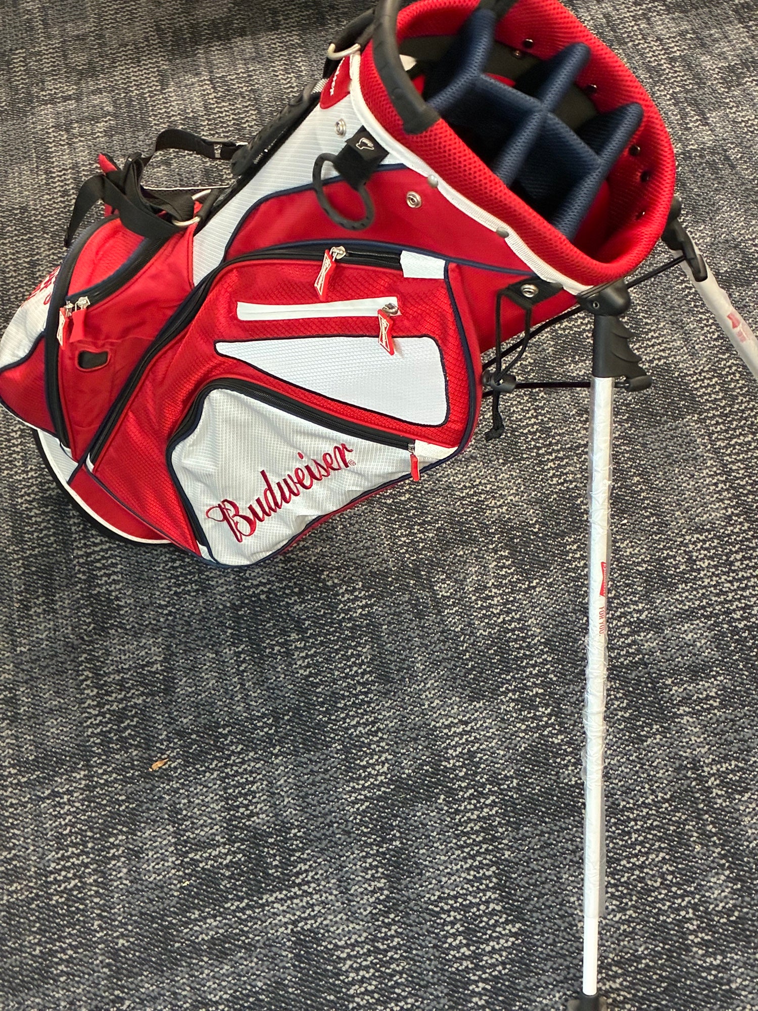 Budweiser Standing Golf Bag (New) | SidelineSwap | Buy and Sell on 