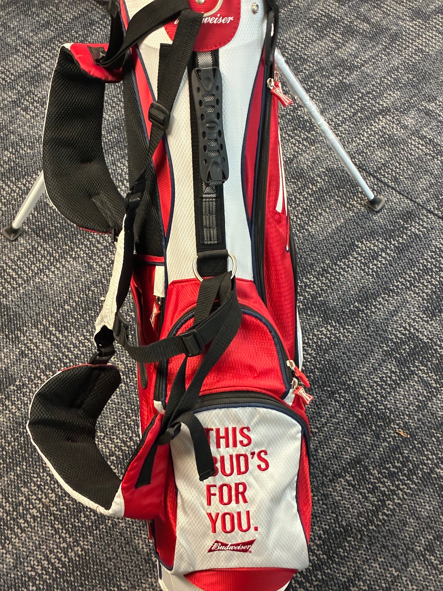 Budweiser Standing Golf Bag (New) | SidelineSwap | Buy and Sell on