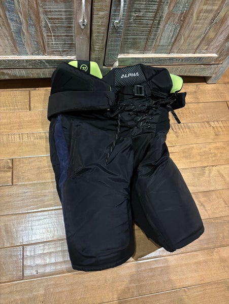 Pro Stock Warrior Alpha Hockey Pants Toronto Maple Leafs Flipside Alternate Large