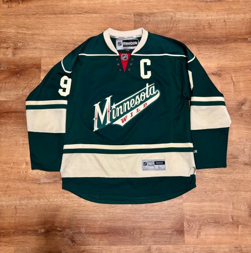 Reebok Premier Mikko Koivu Minnesota Wild Green Alternate NHL Hockey Jersey (L)