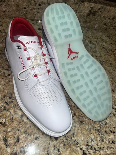 Men’s ADG 5 “Fire Red Ice Bottom” Jordan Golf Shoes Size 11.5