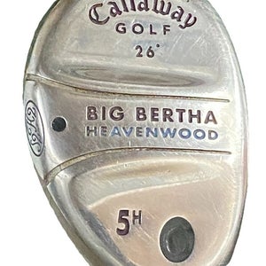 Callaway Big Bertha Heavenwood 5h Hybrid 26 RH Gems 55w Ladies Graphite New Grip