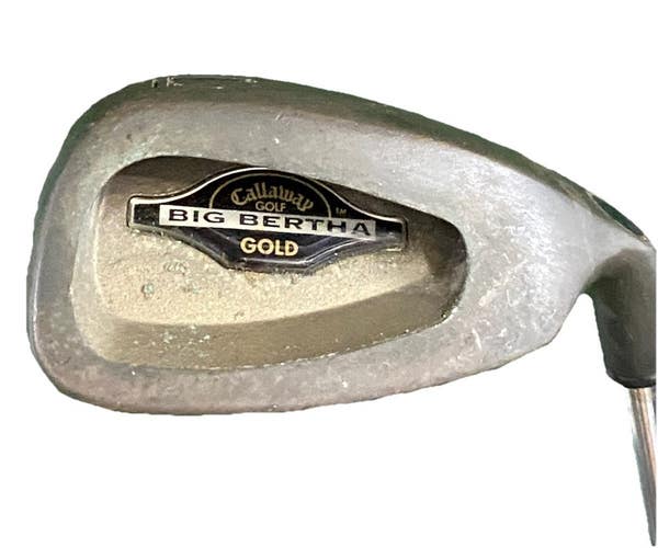 Callaway Big Bertha Gold Lob Wedge RH Memphis 10 Stiff Steel 35.5" Original Grip