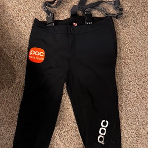 Black Men's Adult Size 34 POC Ski racing Training Pants (New)