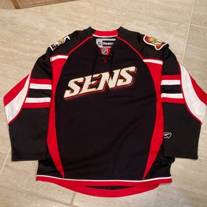 Ottawa Senators “Sens” Black alternate Reebok Jersey L