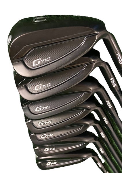 Ping G710 Iron Set Black Dot 5-PW,UW RH Alta CB Awt Regular Graphite 5i 38 Clean