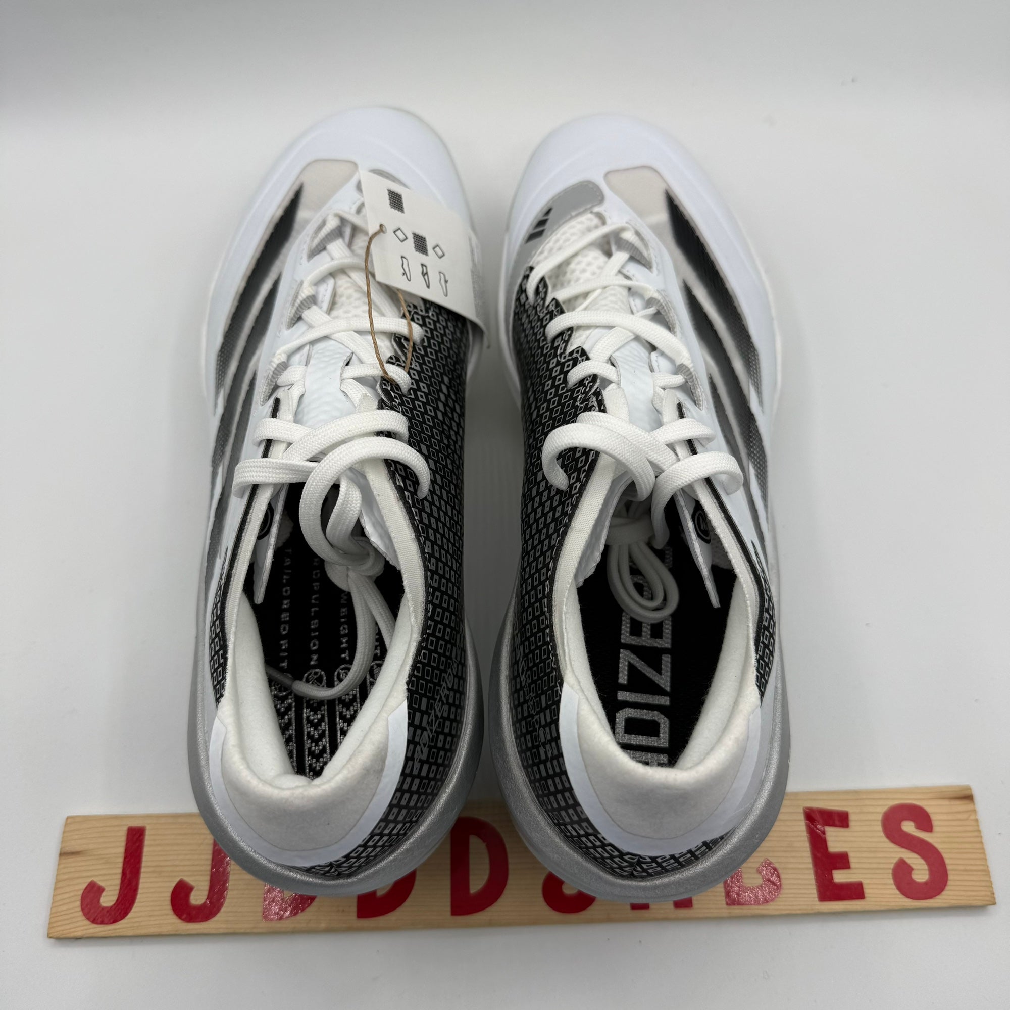 Adidas Adizero Impact TPU Baseball Cleats Men 15 WP SP IH4730 Black White Adidas Adizero Impact TPU Men main image 3